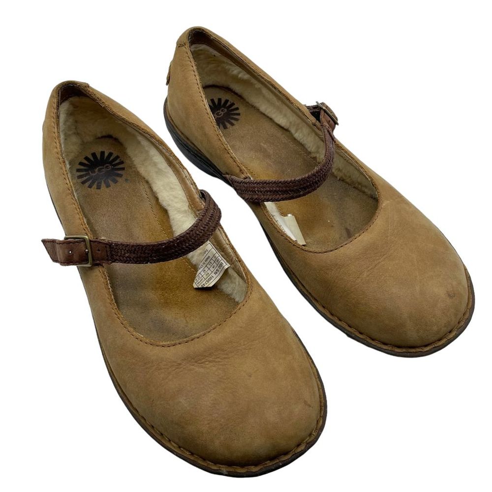 Ugg Australia Kandace Nubuck Suede Mary Jane Slip Ons - Picture 3 of 11